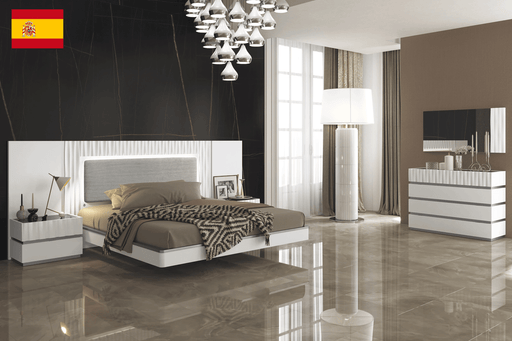 Marina White Bedroom SET - p12185