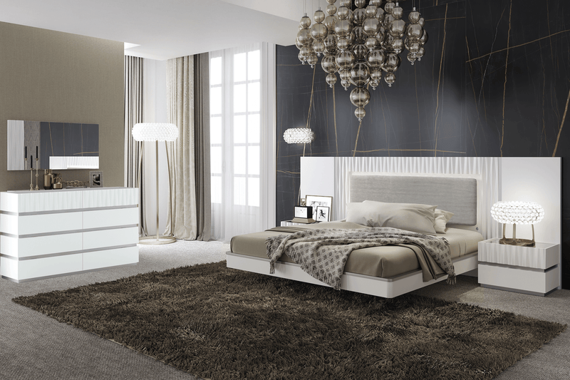 Marina White Bedroom SET - p12185