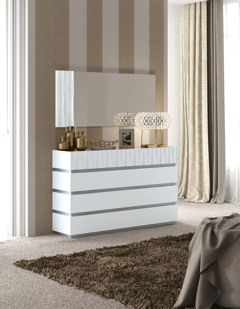Marina White Bedroom SET - p12185