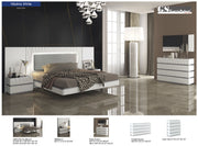 Marina White Bedroom SET - p12185