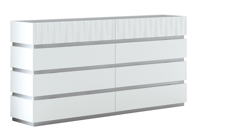 Marina White Double Dresser - i32389
