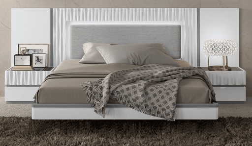 Marina White KS Bed - i32384