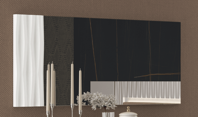 Marina White Mirror - i32390