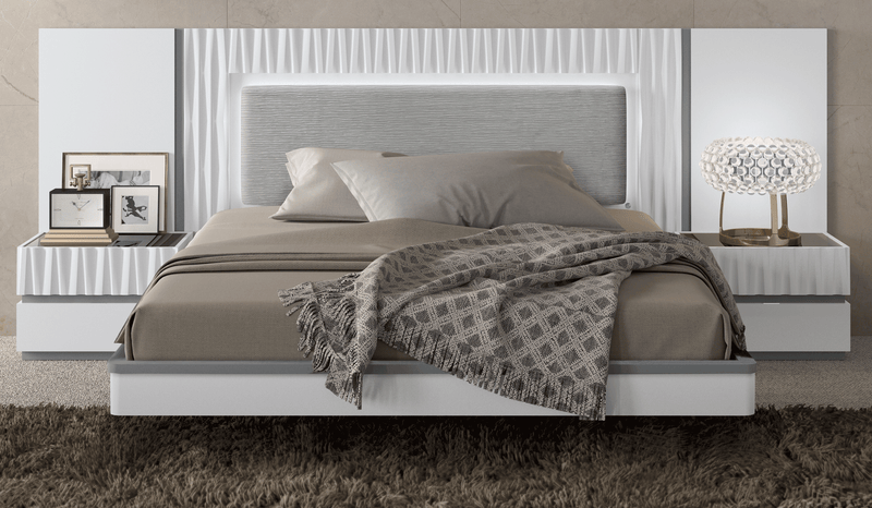 Marina White QS Bed - i32383