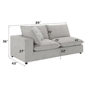 Marisa Modular Left Facing Loveseat w/2 Pillows - LV04410