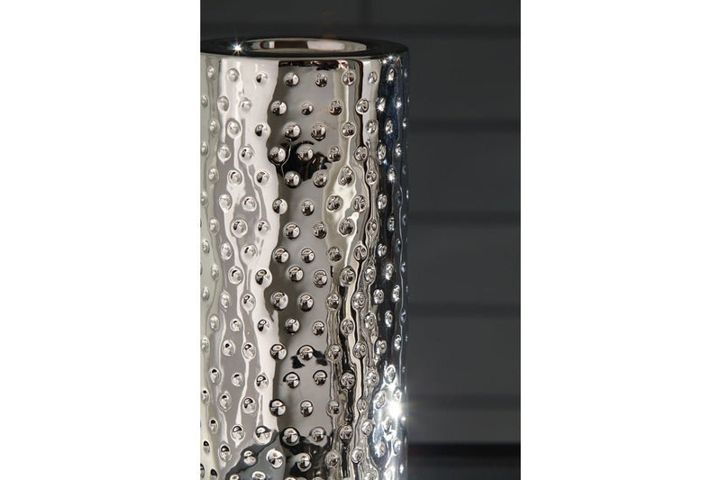 Marisa Silver Finish Candle Holder (Set of 3) - Gate FurnitureOther Products