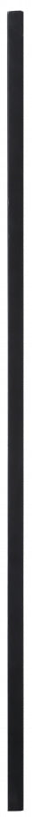 Marisol Wood Veneer And Iron Mirror in Black - 844Black-M