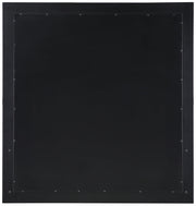Marisol Wood Veneer And Iron Mirror in Black - 844Black-M