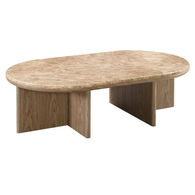 Markku Coffee Table w/Natural Marble - LV05315