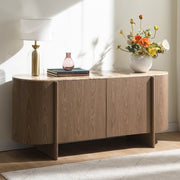 Markku Console Table w/Natural Marble - AC05319