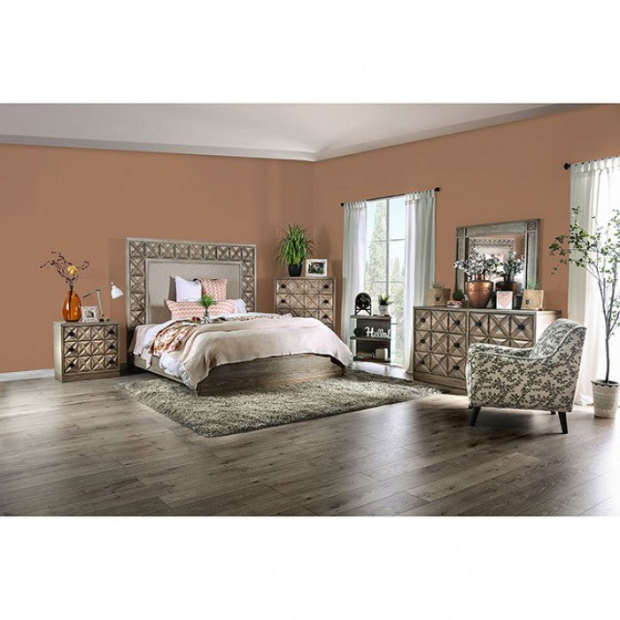 Markos Weathered Light Oak Mirror - CM7393M