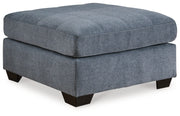 Marleton 2-Piece Sectional with Ottoman in Denim - PKG015807