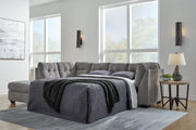 Marleton Gray 2 - Piece Sleeper Sectional with Chaise - Gate FurnitureSleeper Sectional