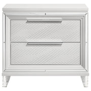 Marmore 2-drawer Nightstand Bedside Table White - 224962