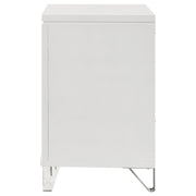 Marmore 2-drawer Nightstand Bedside Table White - 224962