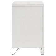 Marmore 2-drawer Nightstand Bedside Table White - 224962