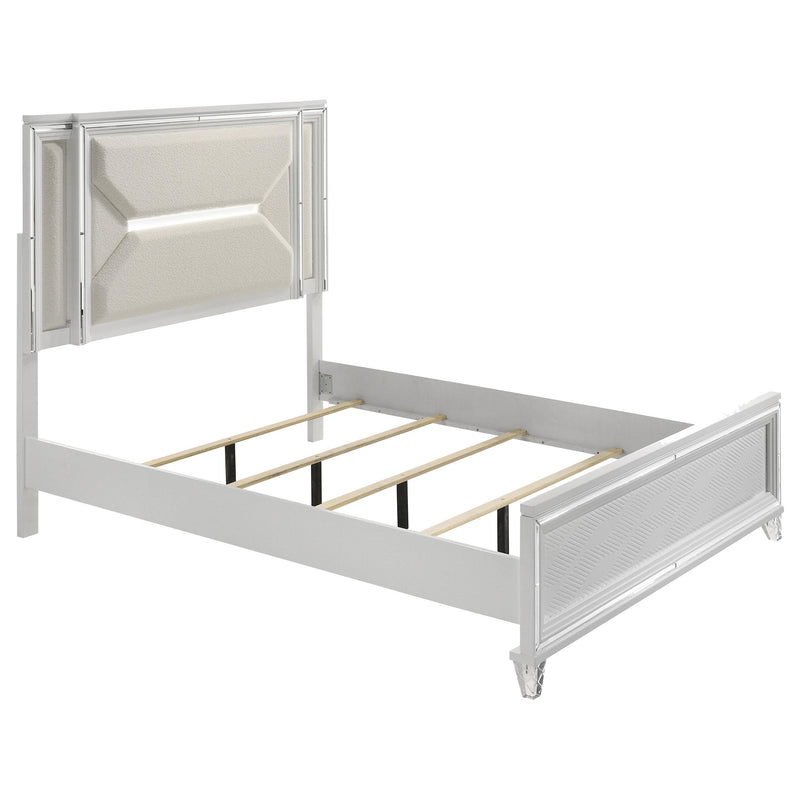 Marmore 4-piece Queen Bedroom Set White - 224961Q-S4