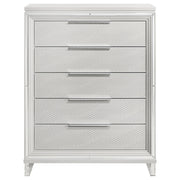 Marmore 5-drawer Bedroom Chest of Drawers White - 224965