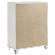 Marmore 5-drawer Bedroom Chest of Drawers White - 224965