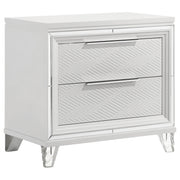 Marmore 5-piece Eastern King Bedroom Set White - 224961KE-S5