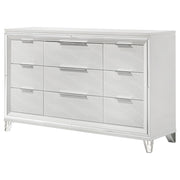 Marmore 9-drawer Dresser Cabinet White - 224963
