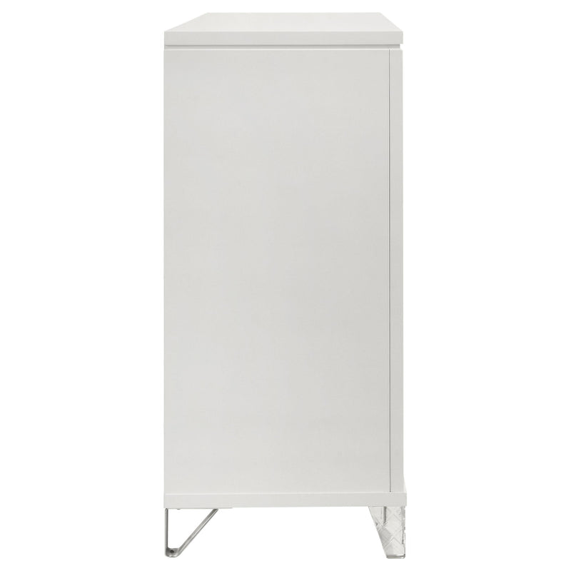Marmore 9-drawer Dresser Cabinet White - 224963