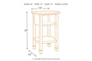 Marnville Dark Brown Accent Table - Gate FurnitureTable