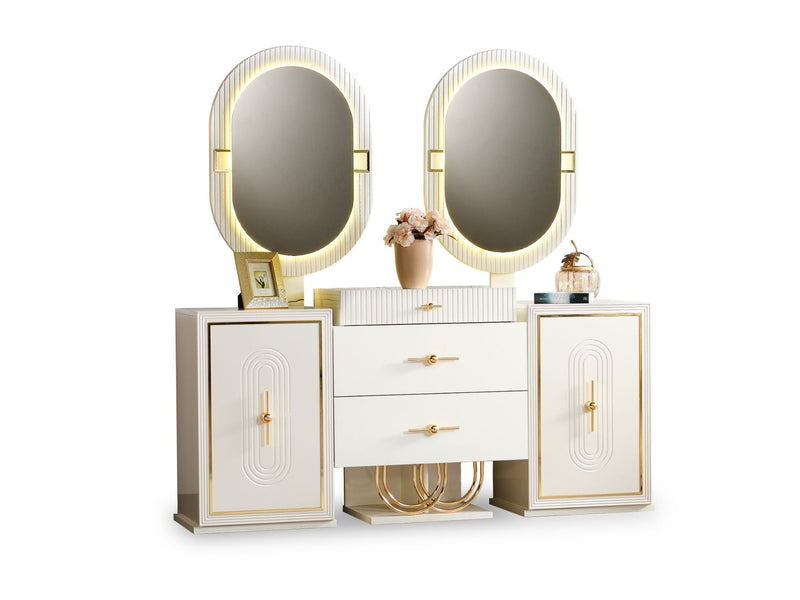 Marsel Diningroom Consol With Mirror - 115-MAR-CON+M