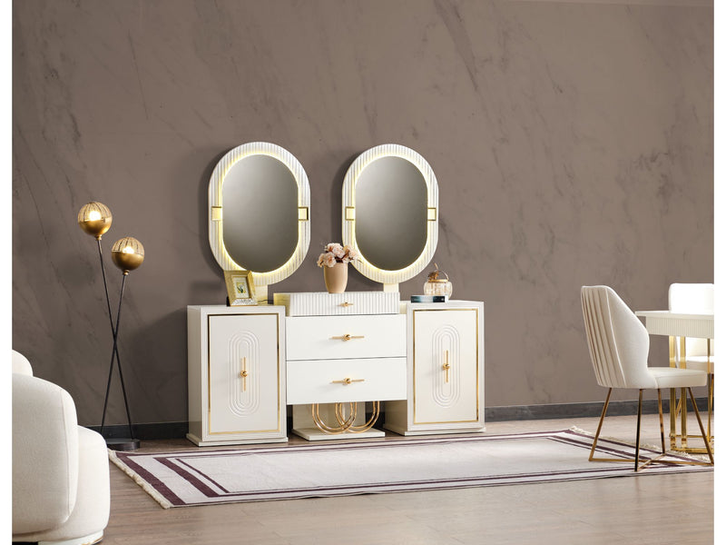Marsel Diningroom Consol With Mirror - 115-MAR-CON+M