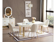 Marsel Diningroom (Consol With Mirror & Dining Table & 6 Dining Chair) - 115-MAR-SET