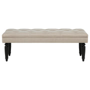 Marsha 52-inch Upholstered Entryway Accent Bench Latte - 915160