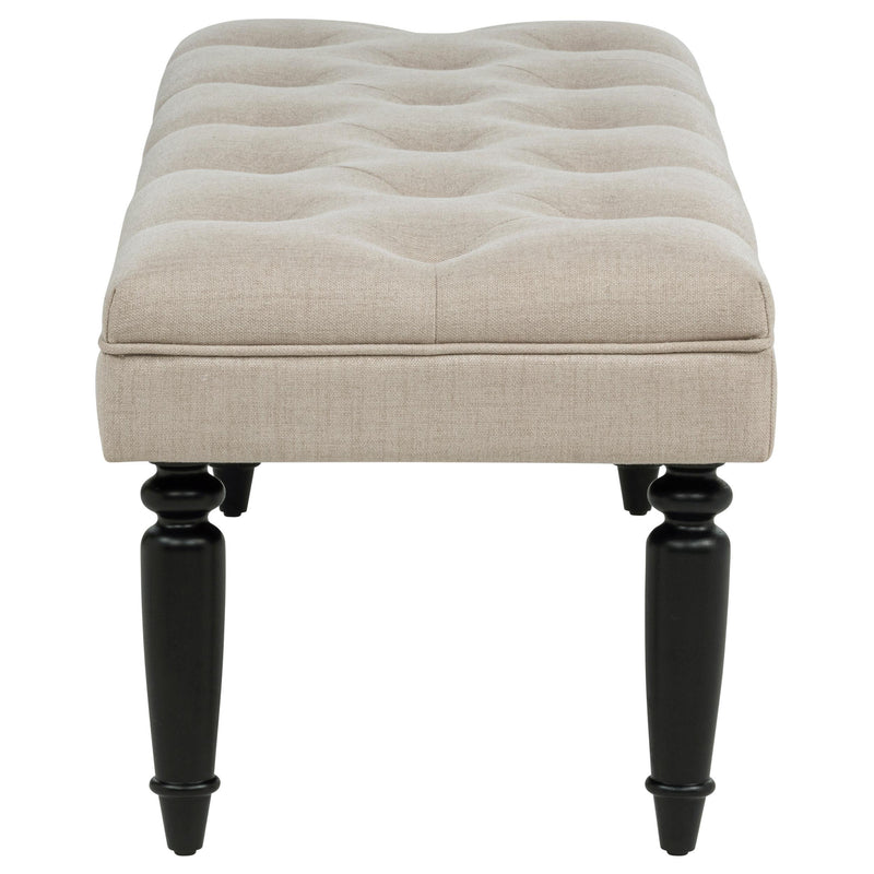 Marsha 52-inch Upholstered Entryway Accent Bench Latte - 915160