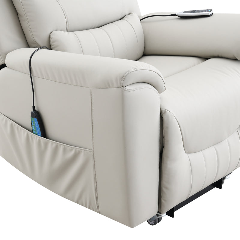 Marsha Power Recliner w/Lift & Massage - LV04273