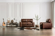 Marsicano Cognac Loveseat - FM90005-LV