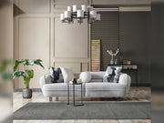 Marsilya 4-pieces (2 Sofa & 2 Chair) Livingroom Set Grey in Grey - 101-MAR-FER875-3311
