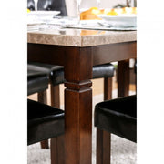 Marstone Brown Cherry/Black Dining Table - CM3368T