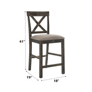 Martha II Counter Height Chair (Set-2) - 73832