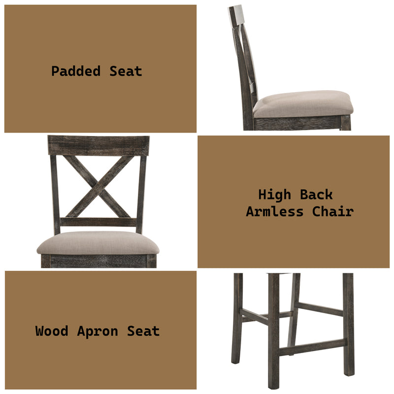 Martha II Counter Height Chair (Set-2) - 73832