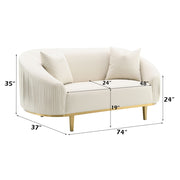 Martina Loveseat w/2 Pillows - LV03851
