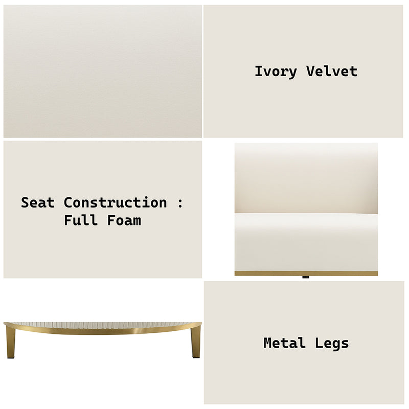 Martina Sofa w/2 Pillows - LV03850