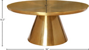 Martini Iron Coffee Table in Gold - 239-C