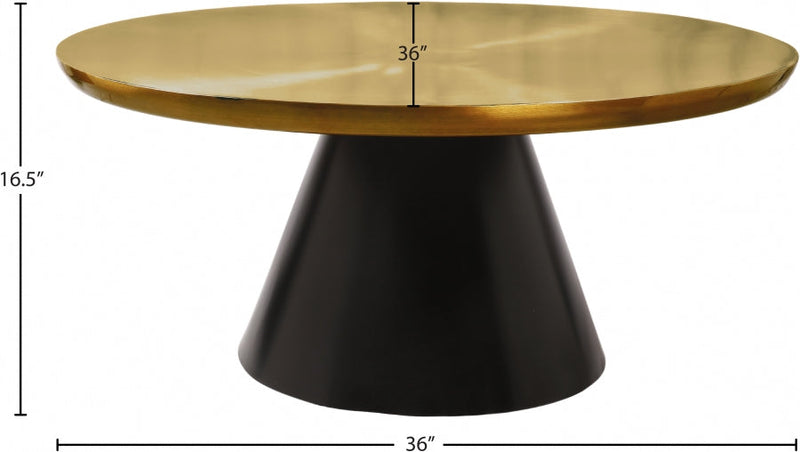 Martini Iron Coffee Table in Gold - 240-C