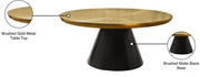 Martini Iron Coffee Table in Gold - 240-C