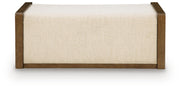 Marxmore Brown Upholstered Ottoman with Storage - T983-20