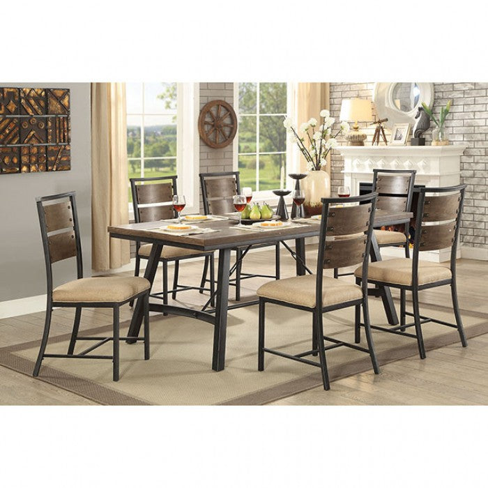 Marybeth Weathered Gray Dining Table - CM3572T