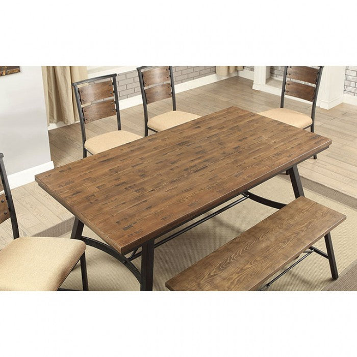Marybeth Weathered Gray Dining Table - CM3572T