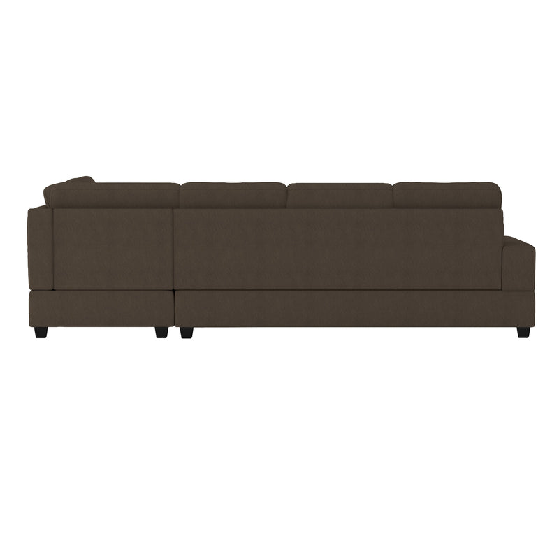 Maston Chocolate Reversible Sectional - Gate FurnitureSectional