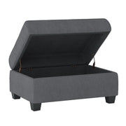 Maston Dark Gray Reversible Sectional - Gate FurnitureSectional