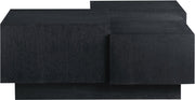 Mateo Oak Veneer Coffee Table in Black - 256Black-CT