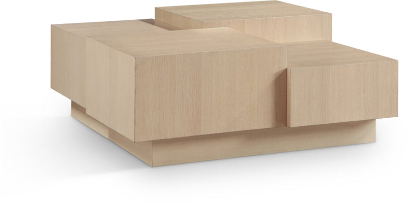 Mateo Oak Veneer Coffee Table in Natural - 256Natural-CT